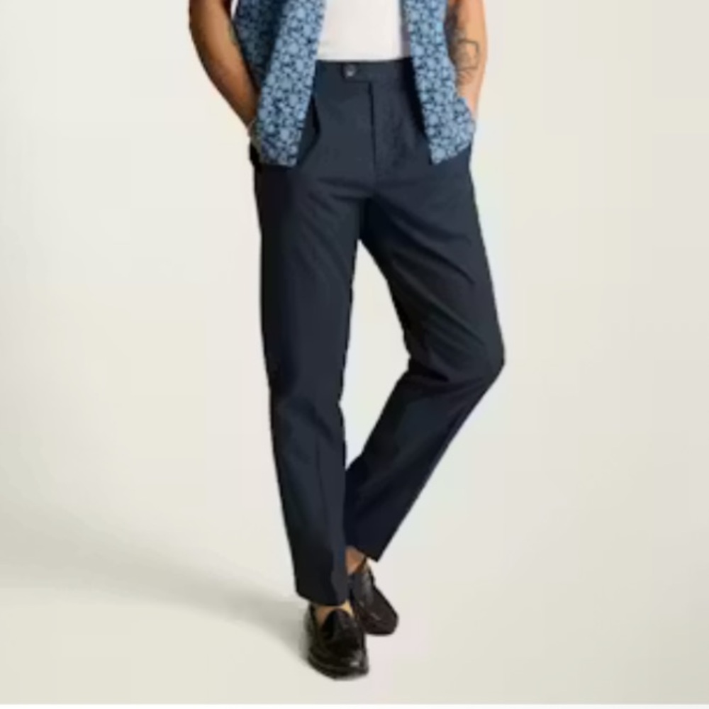 Bonobos Coastal Linen Pant Navy
